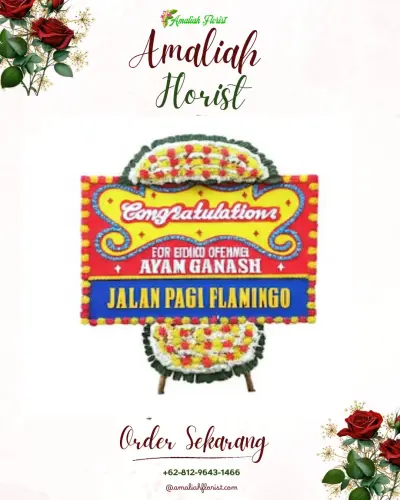 Bunga Papan Congratulation di Lololakha